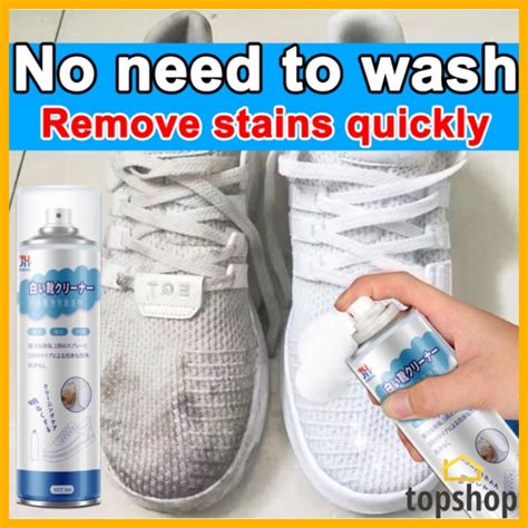 white shoes yellow stain remover